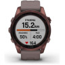 Часы GARMIN FENIX 7S SAPPHIRE SOLAR DARK BRONZE TITANIUM WITH SHALE GRAY BAND 11149