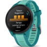 Смарт-часы GARMIN FORERUNNER 165 MUSIC, силиконовый ремешок цвета бирюзовый/аква 010-02863-32